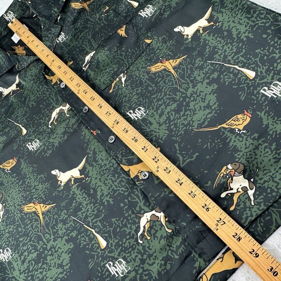 Rhude Scrambled Dog Vacation Shirt Men’s XL Black Short Sleeve Button Up $455 - Picture 13 of 13